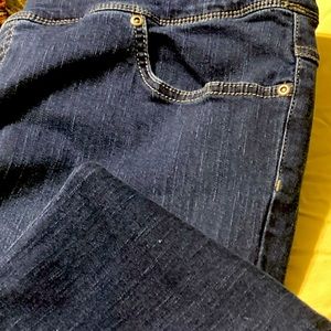 Pull-on Blue Denim Jeans